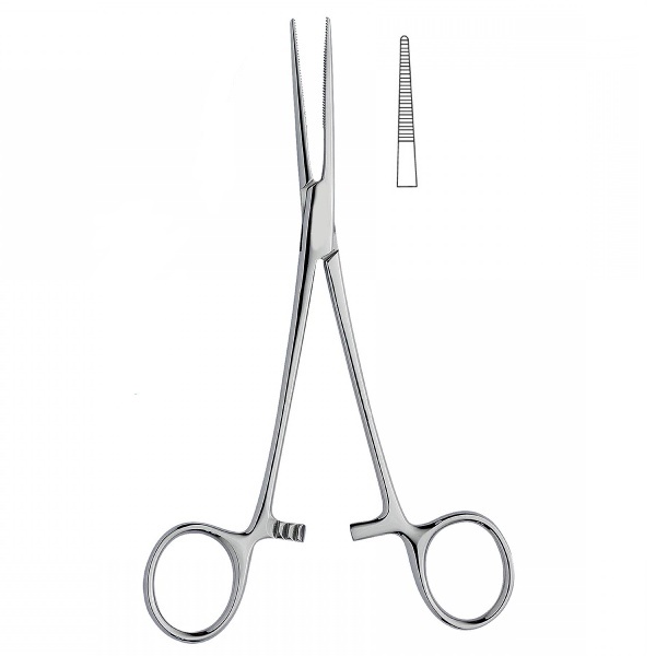 Kelly Hemostatic Forceps Serrated Straight 14cm Clamps - KT Surgico