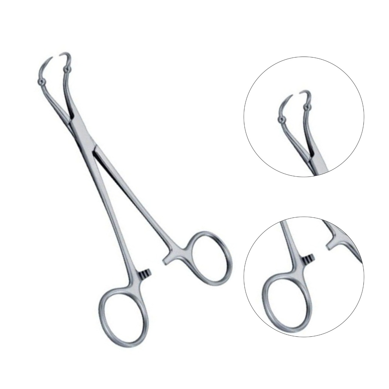 Roeder Forceps Curved Surgical Hemostatic Forceps - KT Surgico