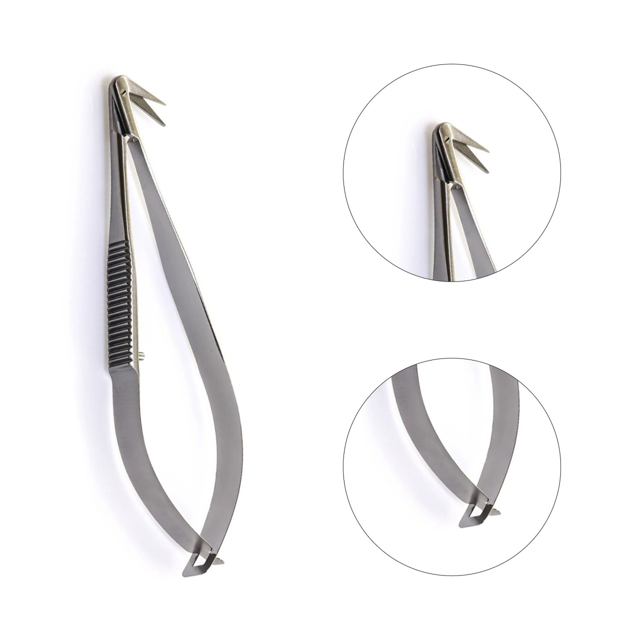 Reill Micro Scissors Extreme Angled Micro Surgery Scissors - KT Surgico
