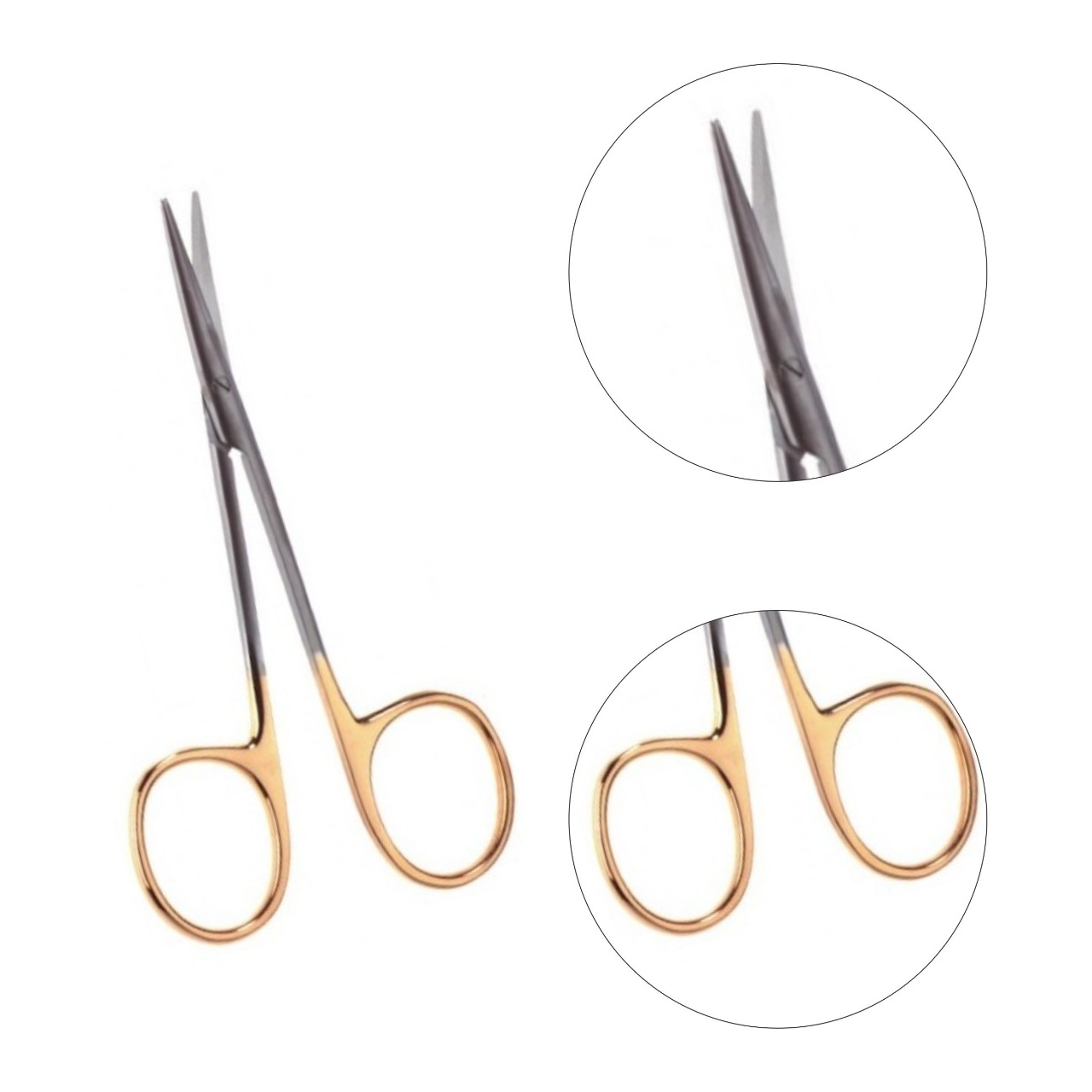 Strabismus Scissors Straight & Curved Blades - KT Surgico