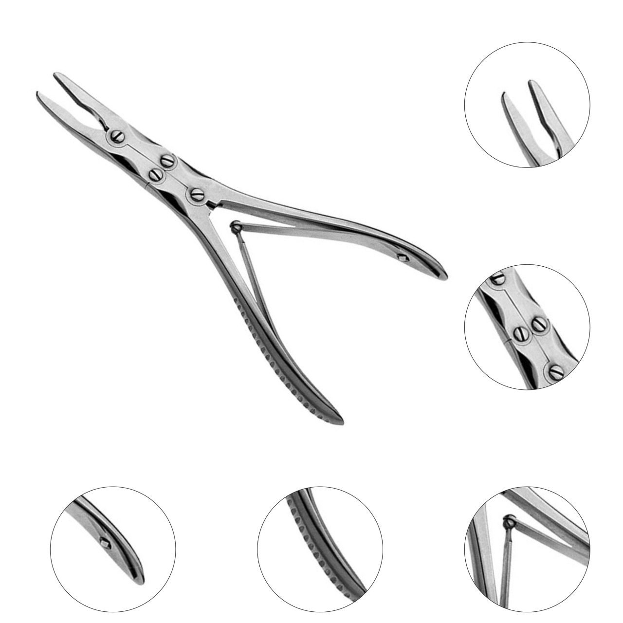Kleinert Kutz Bone Rongeurs 6 (15.25cm) Jaw 2 x 13mm Stainless Steel Orthopedic Surgical Instruments