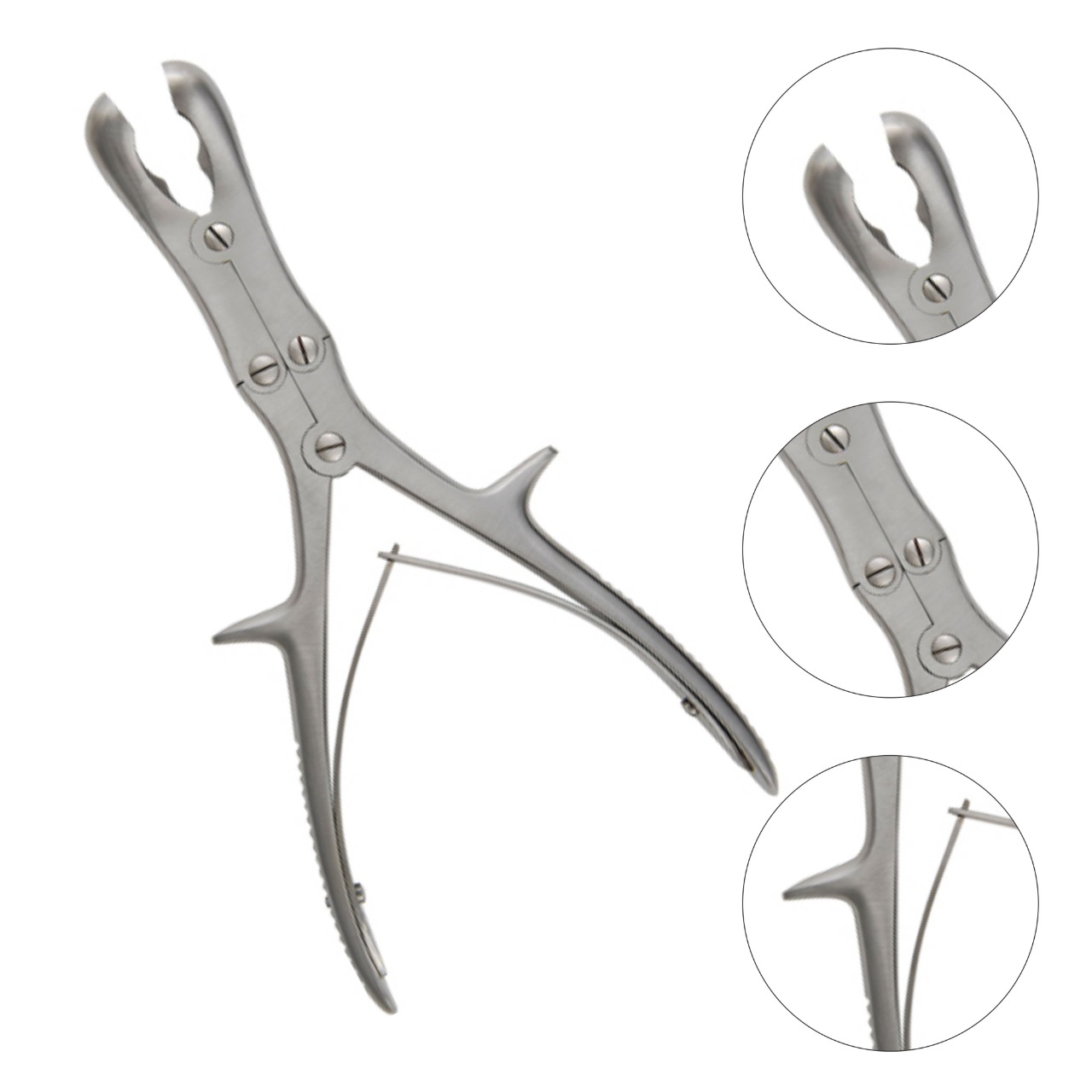 Semb Bone Rongeurs Double Action 9 11 x 15mm Jaw Stainless Steel Ortho Surgery Instruments