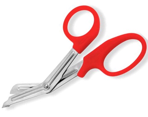 EMT Red Color Nurse Scissors Trauma Scissors Paramedic Tactical Scissors Shears Stainless Steel Blades With Plastic Handles