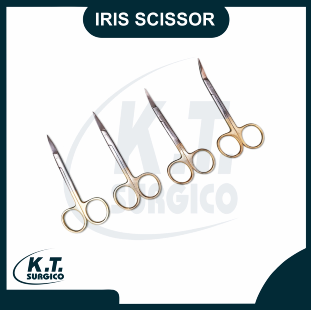 Iris Scissors Stainless Steel Surgical Precision Dissecting Instrument